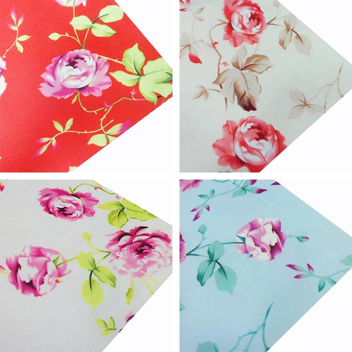 Printing polyester nonwoven fabric