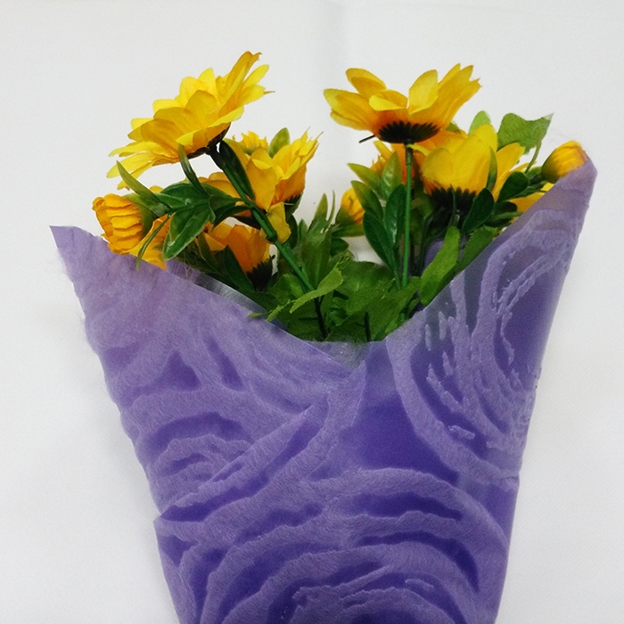 Papel no tejido para embalaje de flores