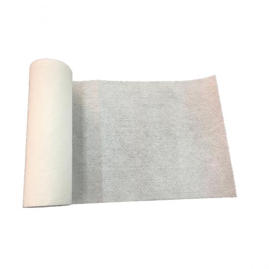 Nonwoven towel kitchen tissue roll