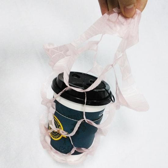 Non-woven takeaway coffee cup holder