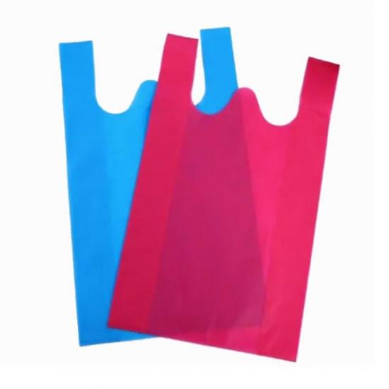 Supermarket non-woven vest bag