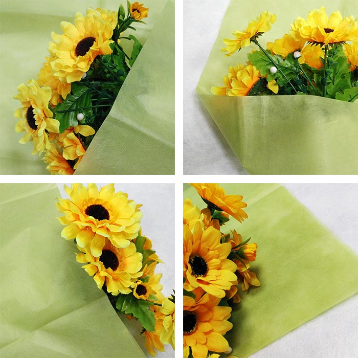 ¿Conoces el PET spunbond que se usa para envolver flores?
